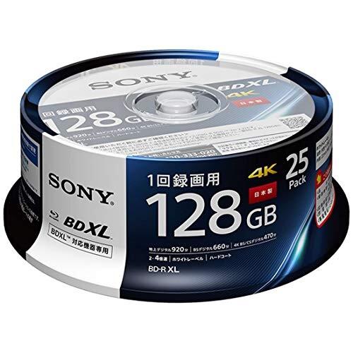 ソニー 日本製 ブルーレイディスク BD-R XL 128GB (1枚あたり地デジ約15時間) 1回...