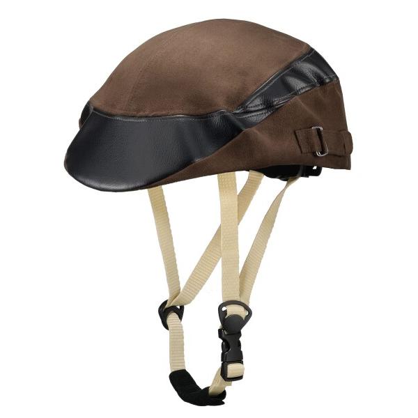 CAPOR(カポル) メイプル 着せ替え用帽子付き自転車ヘルメット S ダークブラウン 154946