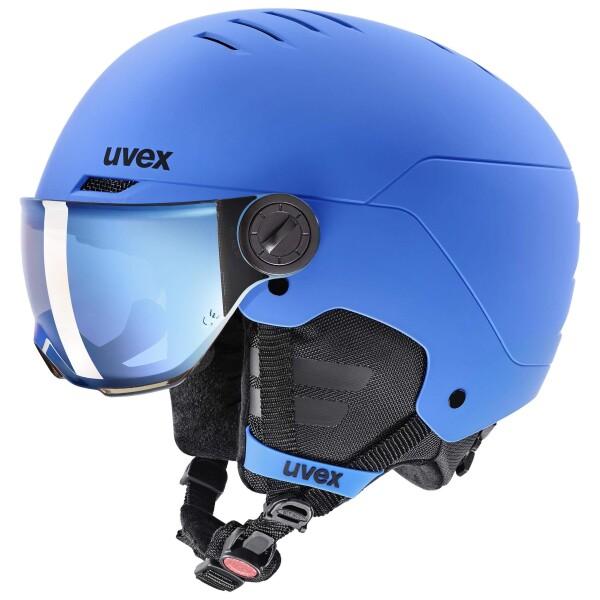 ウベックス(Uvex) uvex 子供用 スキースノーボードバイザーヘルメット マットカラー ダイヤ...