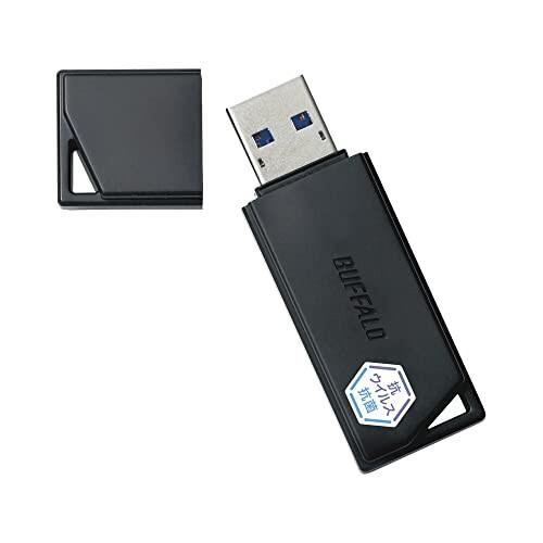 バッファロー BUFFALO USB3.2(Gen1) 抗ウイルス・抗菌USBメモリ RUF3-KV...