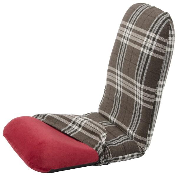 セルタン 座椅子カバー 和楽チェア 専用 格子ブラウン Lサイズ D453a-535BR