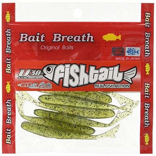 Bait Breath(ベイトブレス) ワーム U30 フィッシュテイル3.3 106ウォーターメロ...