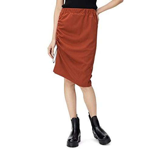 (エックスガール) スカート GATHERED SKIRT レディース BROWN M