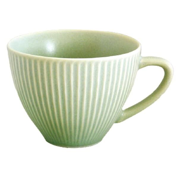 マルサン近藤 マグカップ コーヒーカップ 食器 陶器 碗 ティーカップ 200ml グリーン 食洗