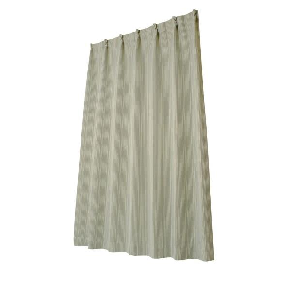 ユニベール 遮光ドレープカーテン ココモ グリーン 幅200×丈230cm 1枚