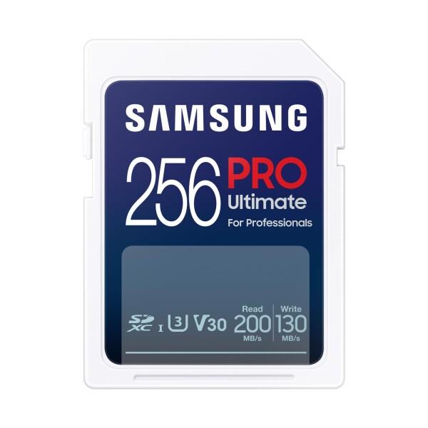 Samsung PRO Ultimate SDカード 256GB SDXC UHS-1 U3 最大転...