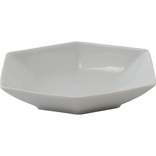 白山陶器 煮付鉢 白磁 (約)15.5×13×3.5cm キッコウ KIKKOU 波佐見焼 日本製