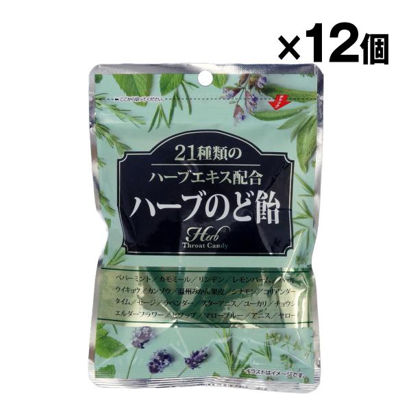 ハーブのど飴 80g エヌエス 秋山製菓 12個入 1ケース まとめ買い