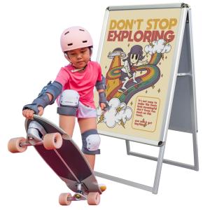 A型看板 A1 屋外対応 ワンタッチ グリップ...の詳細画像1