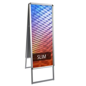 A型看板 スリム 屋外対応 両面 軽量アルミフレーム スタンド型