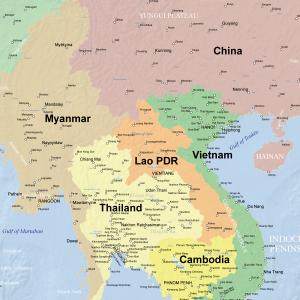 世界地図 ポスター [東南アジア] 英語 オフ...の詳細画像1