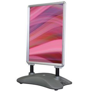 両面 屋外看板 キャスター付き A1サイズ 軽量アルミフレーム