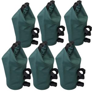 テント用 バッグ型重し 6個セット グリーン マルチウエイト