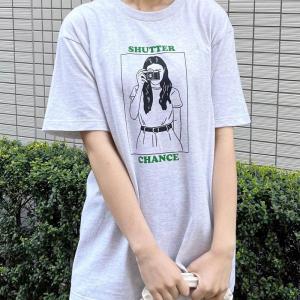 MODISH GAZE モディッシュガゼ SHUTTER CHANCE　 デザインプリントTシャツ