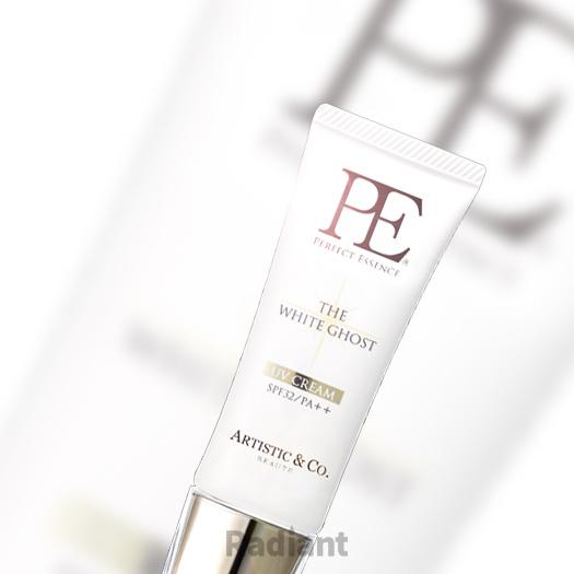 40g PE ザ ホワイトゴースト UVベースクリーム スキンケア 日焼け止め UVケア SPF32...