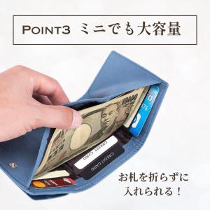 ミニ財布 レディース メンズ 三つ折り コンパ...の詳細画像4