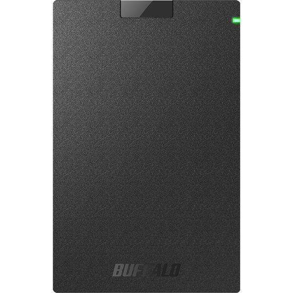 バッファロー USB3.2（Gen1）対応ポータブルHDD Type-Cケーブル付 2TB ブラック...