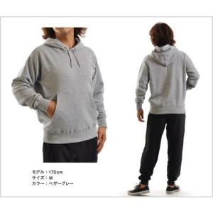 パーカー 無地 パーカ 厚手 10.0オンス ...の詳細画像3