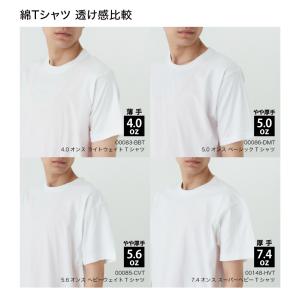 Tシャツ 無地 大きいサイズ 激安服 4.0オ...の詳細画像4