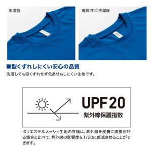 Tシャツ 無地 速乾 ドライ サラサラ 半袖 ...の詳細画像5