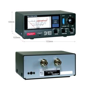DIAMOND 第一電波工業 SX100 1.6〜60MHz 通過形SWR・パワー計 RoHS｜ラジオプラザ青江