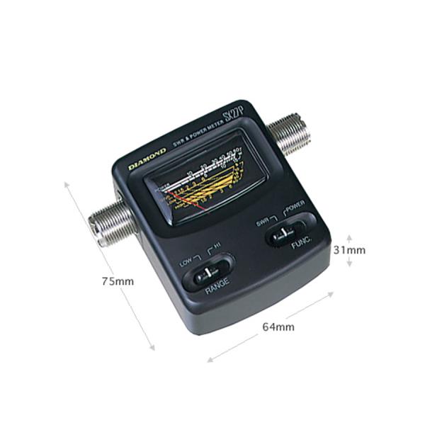 DIAMOND 第一電波工業 SX27P 144/430MHz帯コンパクトSWR・パワー計 140 ...