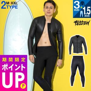 エクセルX'SELL LFC-509 ウェットスーツ4点セット（3.5mmパイル地