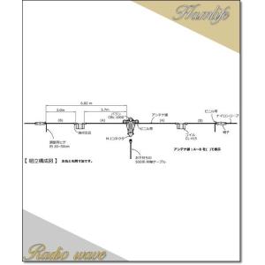 CWA-3.5H(CWA3.5H)3.5MHz 耐入力2.5kW(PEP) モノバンドダイポール