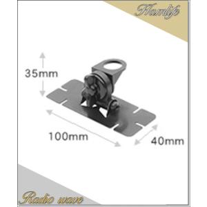 第一電波工業 TRS3 カメラ三脚用取付金具（アース取付用蝶ボルト付）第