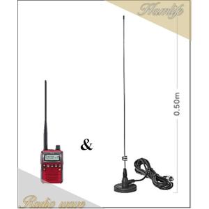 IC-R6(ICR6) & SRH789(第一電波工業、アンテナ) 広帯域受信機