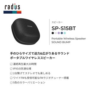 ラディウス radius SP-S15BT ワ...の詳細画像1