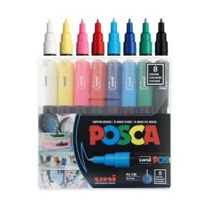 三菱鉛筆 ポスカ 7色セット 中字丸芯 品番:PC5M7C 三菱鉛筆(uni) 専門