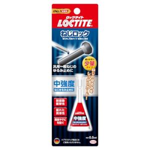 LOCTITE(ロックタイト) ねじロック 243 中強度タイプ 0.5ml - 金属製ねじのゆるみ止め及びシール、中強度の汎用のねじゆるみ止め｜Raffine