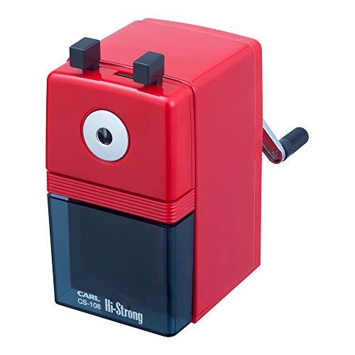 カール事務器(CARL) 鉛筆削り ハイストロング レッド CS-108-R