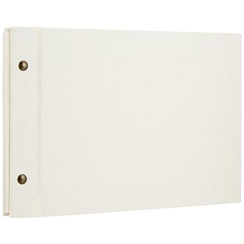 ナカバヤシ ファイル 外ビス式フリーアルバム テラコッタ A5 ホワイト TER-A5F-120-W