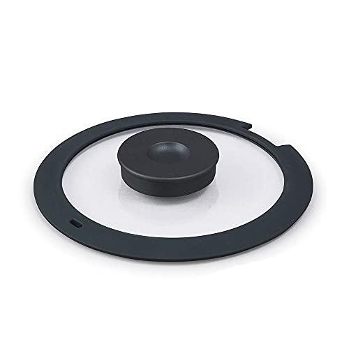 アイリスオーヤマ 蓋 ガラスふた たためる持ち手 16cm DC-SFG16 ディープラスシリーズ