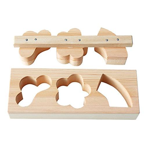 ヤマコー 押し型 おにぎりや押し寿司の型に ひのき物相型 3穴