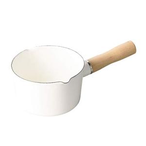 パール金属(PEARL METAL) ミルクパン ホワイト 12cm ホーロー ブランキッチン HB-4440｜Raffine