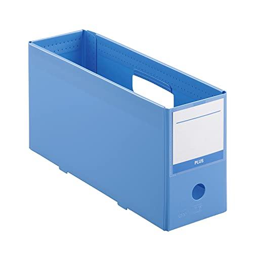 プラス ファイルボックス 抗菌 ポリプロピレン ハーフサイズ ブルー FL-201AB-H 76-5...
