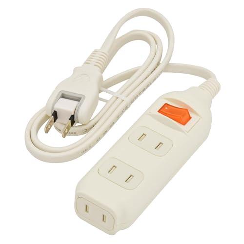 オーム(OHM)オーム電機 電源タップ 3個口 集中スイッチ付き 1m HS-TP31SW22 00...