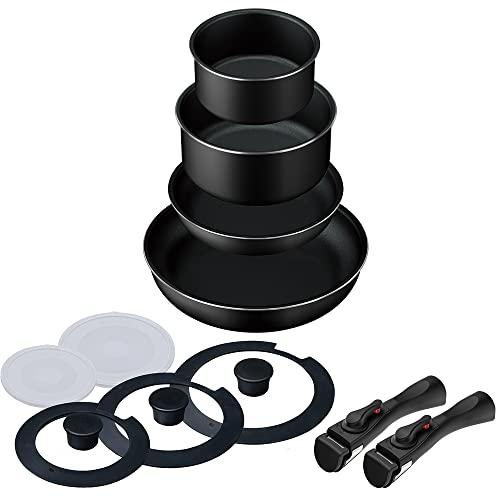 アイリスオーヤマ ガス火/IH対応 ダイヤモンドコートでこびりつかない フライパン 鍋 グロスブラッ...