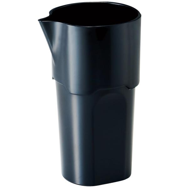 サントリーマーケティング 水差し スタッキング プラスチック 黒 ブラック 700ml ピッチャー ...