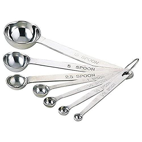 ナガオ 18-8ステンレス製 極厚計量スプーン 7本組