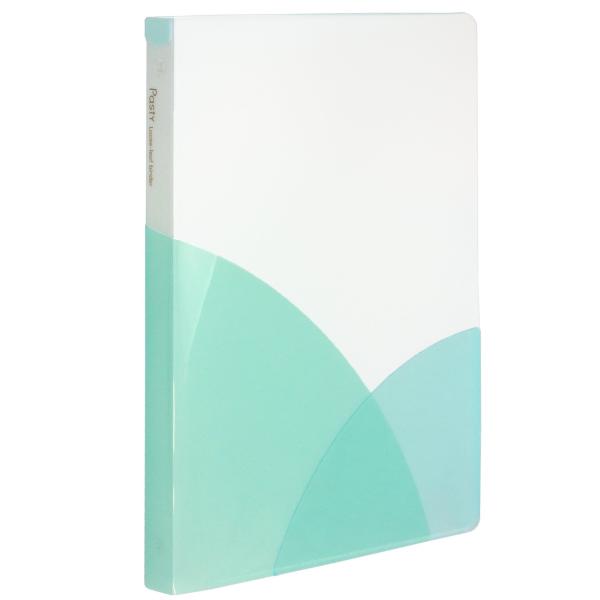 プラス ルーズリーフバインダー B5 縦 26穴 Pasty ソーダブルー 98-804
