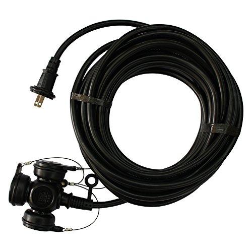 kowa 防雨型 延長コード 15A・10m 3ツ口 KRT615-10 日本製