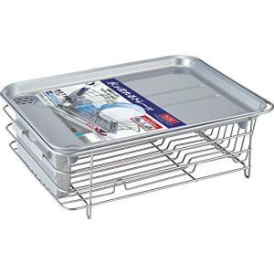 アスベル 縦横兼用Wコート水切り 「Nポゼ」 シルバー 5530