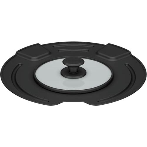 サーモス 取っ手のとれるフライパン専用フタ ブラック KLK-2224 BK