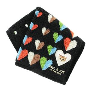 ポール＆ジョー レディース タオルハンカチ (ブラック)[綿100％]