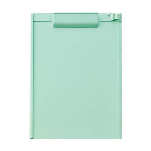 リヒトラブ バインダー 抗菌 クリップボード A4 E型 ALCLEA ライトグリーン A7940-...