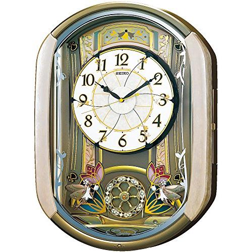 セイコークロック(Seiko Clock) 掛け時計 からくり時計 電波時計 アナログ 30曲 メロ...